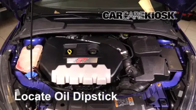 2016 Ford Focus ST 2.0L 4 Cyl. Turbo Aceite Controlar nivel de aceite